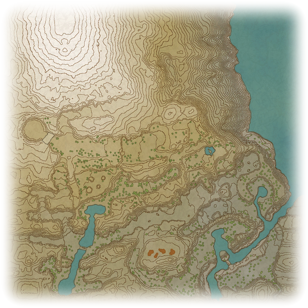 Coronet Highlands map