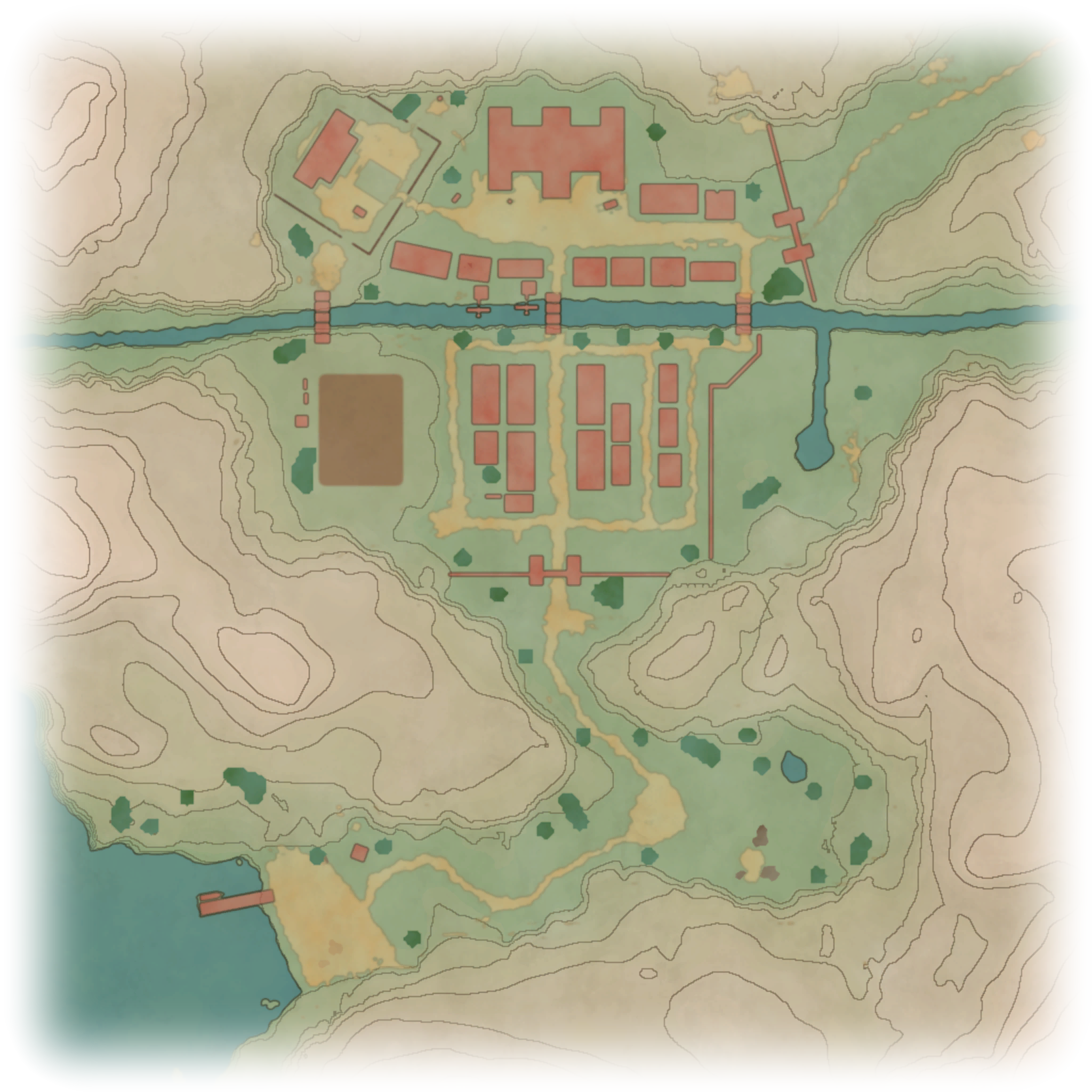 Jubilife Village map